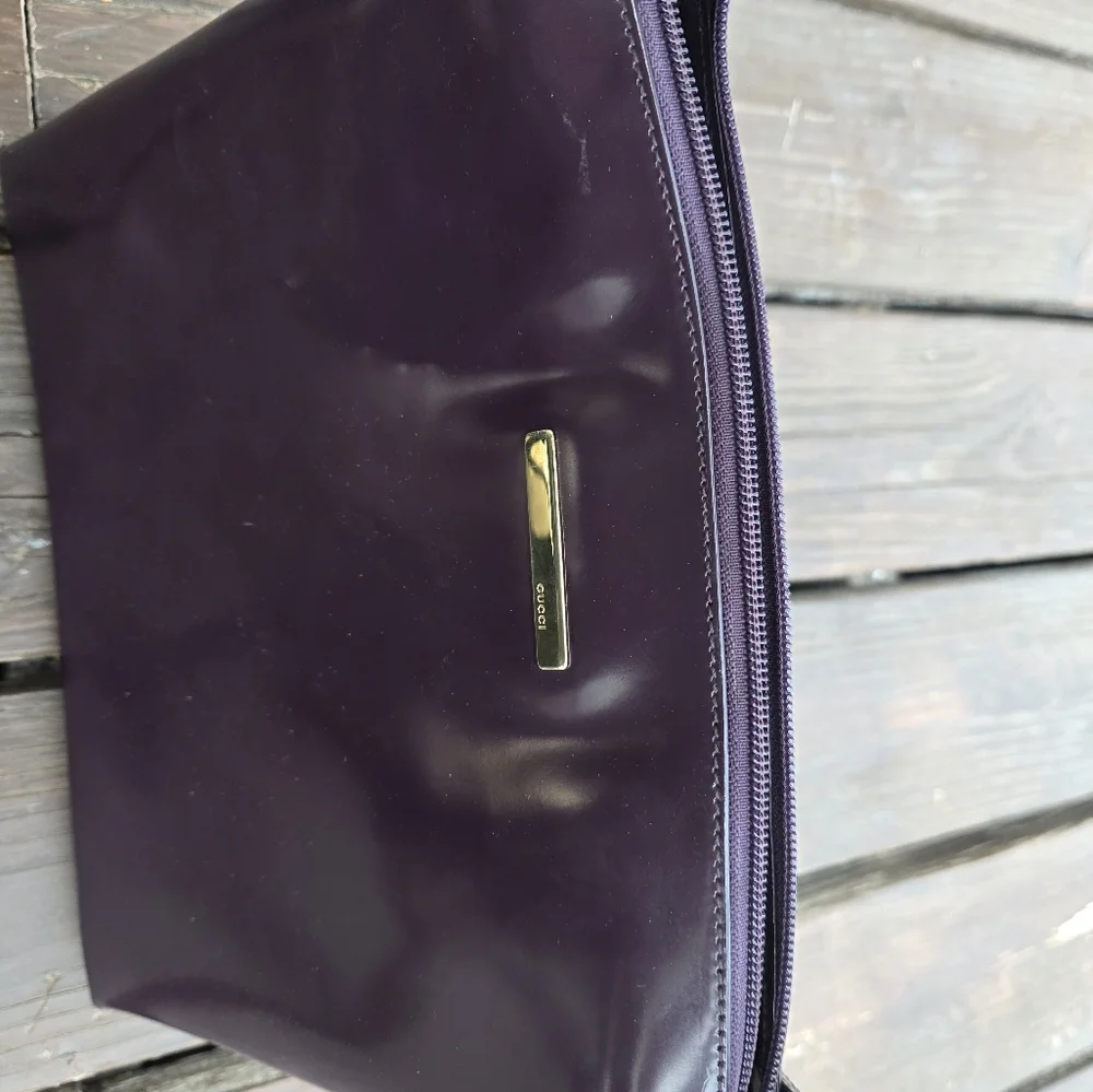 Authentic GUCCI Bag Vintage Chainlink Purple Tom Ford Y2K 90s 2000s Designer